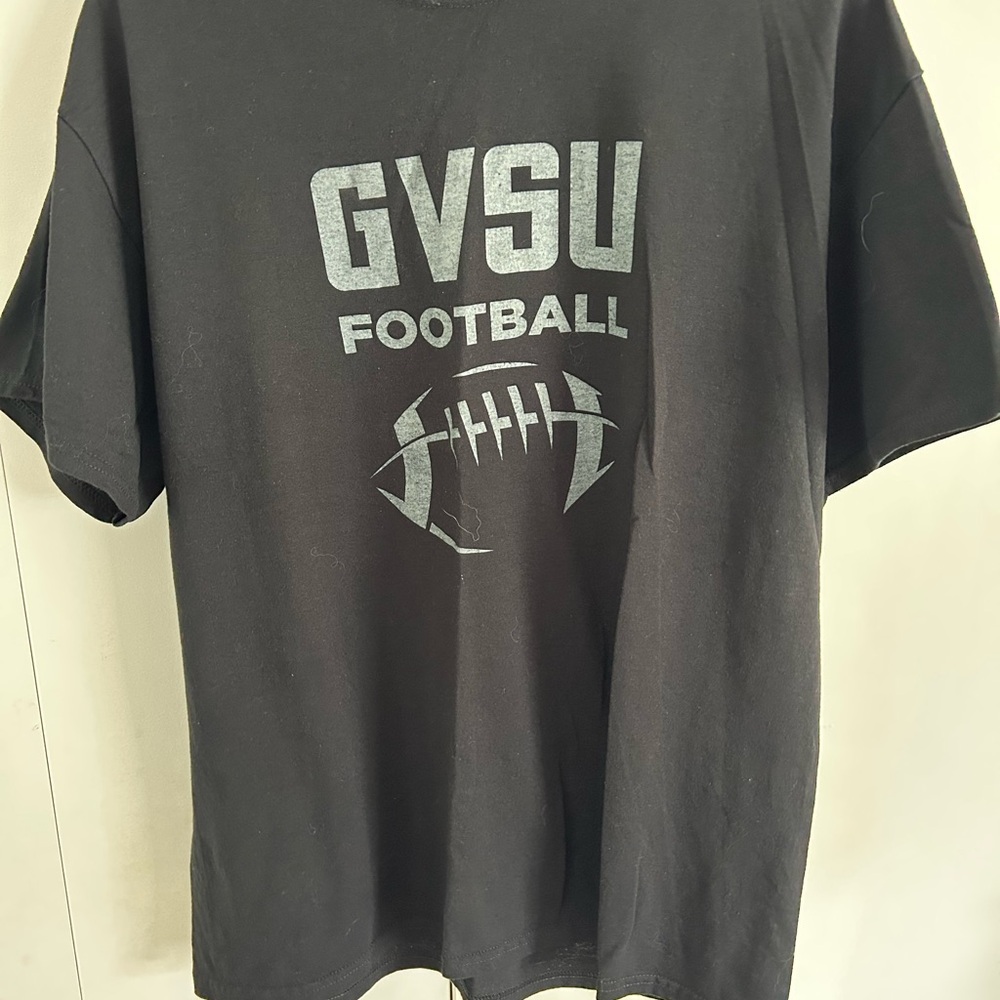 Grand Valley State Football Gildan Black Short Sleeve Tee